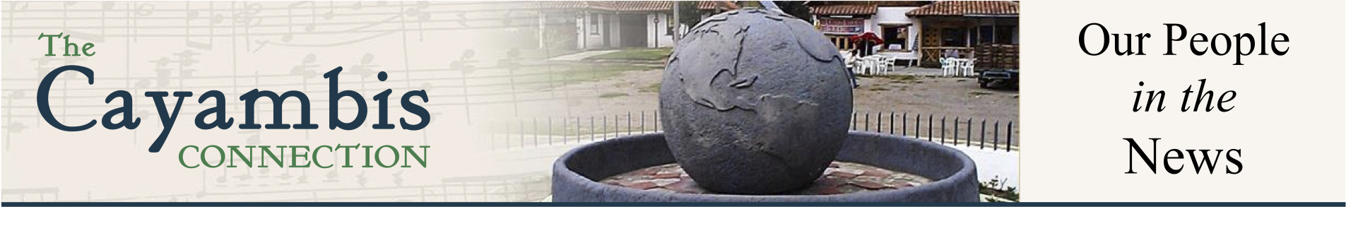 Our People in the News Banner